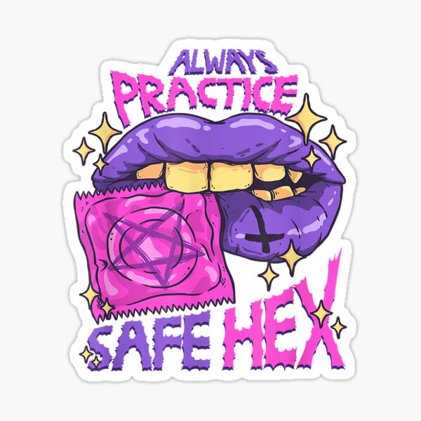 Always Practice Safe Hex Sex Education Teacher Emo Punk Goth86