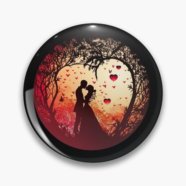 Artikelvorschau, Loving Silhouette Heart Design, Beautiful Valentine's Day Gift, Be Mine This Valentine's Day entworfen und verkauft von MorphicPrints.