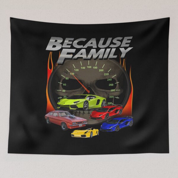 Item preview, Because Family Epic Fast Cars Racing Furiously Drivers Driving 69 Miles Per Hour Speeding So Fast (parody) designed and sold by blueversion.