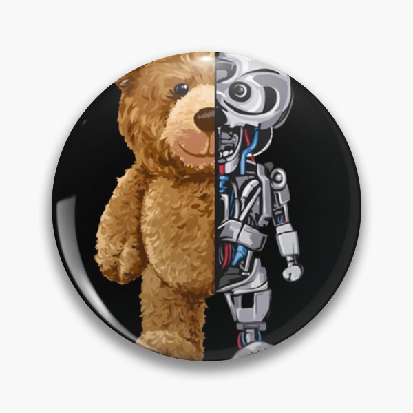 Item preview, Bear toy half robot designed and sold by Yuibra.