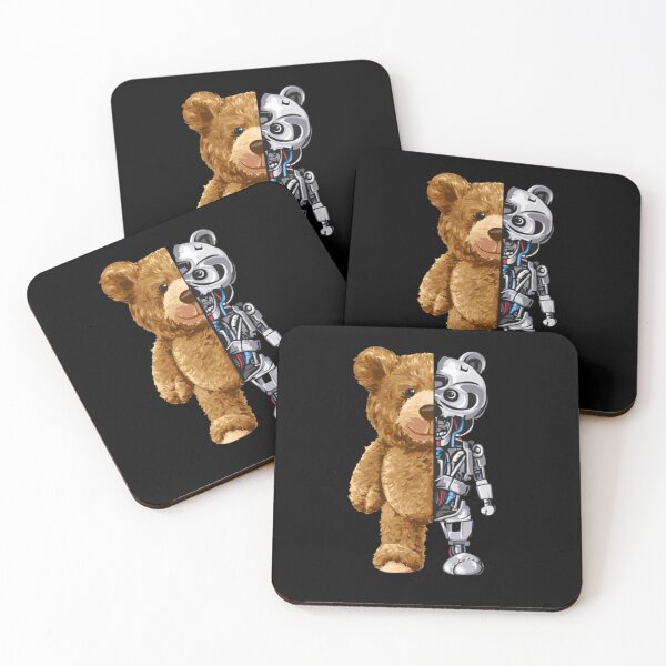 Item preview, Bear toy half robot designed and sold by Yuibra.
