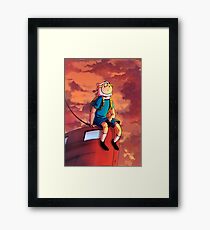 Finn-ship Framed Print