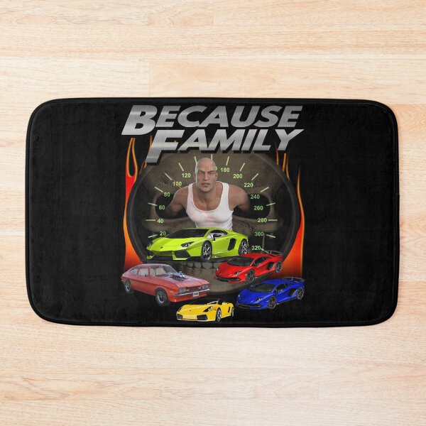 Item preview, Because Family Epic Fast Cars Racing Furiously Drivers Driving 69 Miles Per Hour Speeding So Fast (parody) Version 2 designed and sold by blueversion.