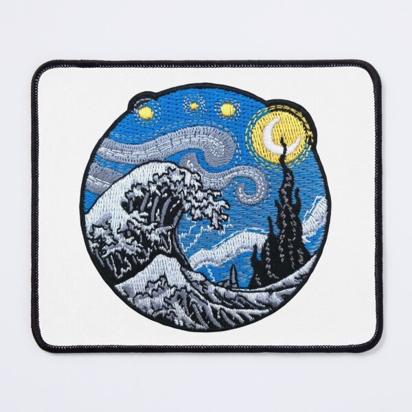 Item preview, Van Gogh Japanese Wave Sticker designed and sold by designolo.
