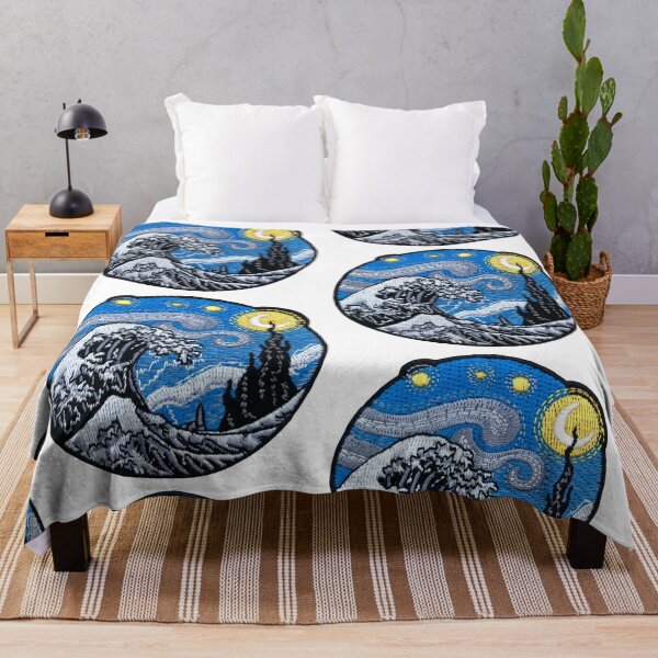 Item preview, Van Gogh Japanese Wave Sticker designed and sold by designolo.