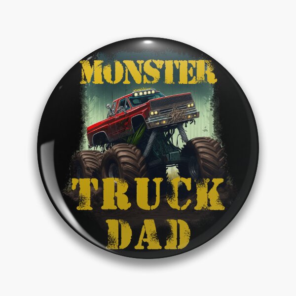 Item preview, Monster Truck Dad Retro Classic Red Monster Truck Birthday designed and sold by Cherry-Lemontie.