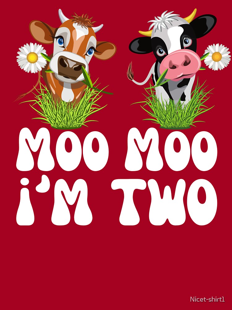 Moo Moo Im Two Cow Birthday Cookies 