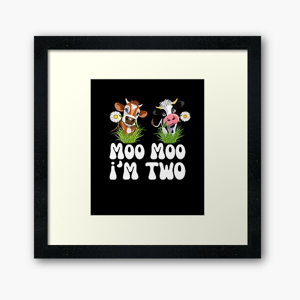 Item preview, Moo Moo I'm Two 2nd Birthday Cute Cow Sounds designed and sold by Nicet-shirt1.