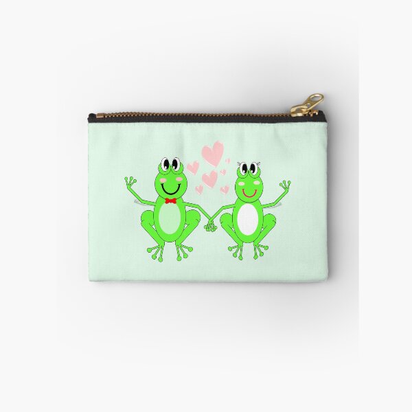 Item preview, Green Frog couple in love, endless pattern designed and sold by bubbley2021.