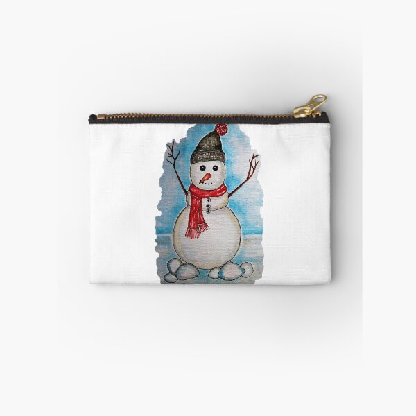 Item preview, Watercolor snowman with scarf and hat designed and sold by infinitunes.