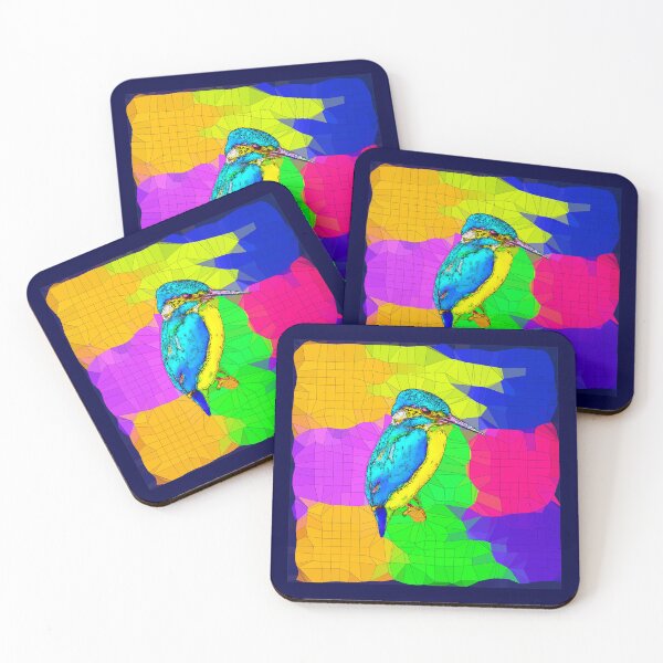 Item preview, Colorful Kingfisher designed and sold by Artisnaps.