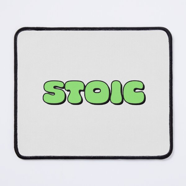 Item preview, Stoic Typography Lumo Green | Y2K Retro Sticker designed and sold by stoicjimny.