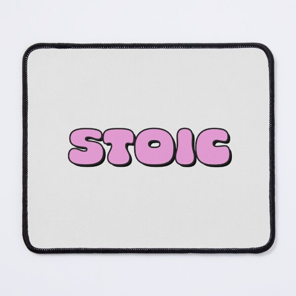 Item preview, Stoic Typography Pink | Y2K Retro Sticker designed and sold by stoicjimny.