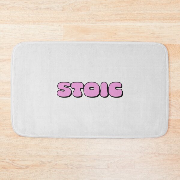 Item preview, Stoic Typography Pink | Y2K Retro Sticker designed and sold by stoicjimny.