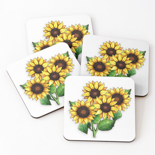 Item preview, Sunflower Lovers Cheerful Yellow Bouquet  designed and sold by rfp8038.