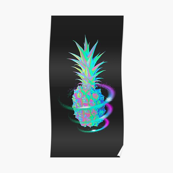 Space Pineapple Poster