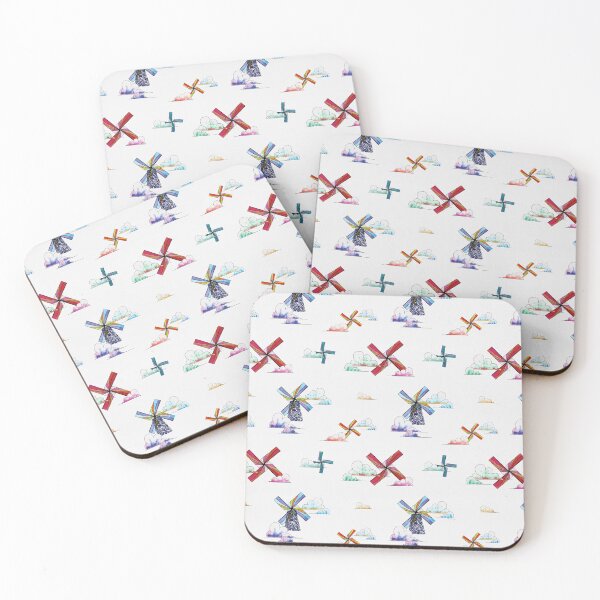 Item preview, Stained Glass Windmills colours designed and sold by MCWestenbergh.