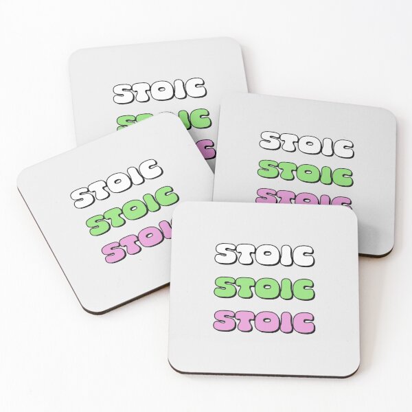 Item preview, Triple Stoic | Classic Retro Sticker designed and sold by stoicjimny.