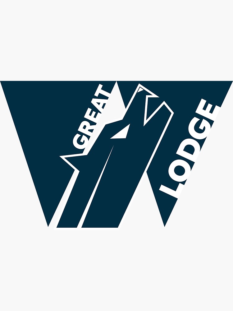 &ldquo;Great Wolf Lodge&rdquo; Sticker for Sale by AlaaAlmasriArt | Redbubble