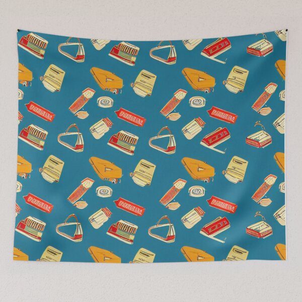 Item preview, Vintage Travel Inspired Canvas designed and sold by RedFirecracker.