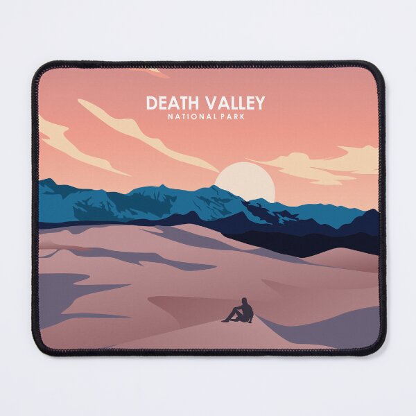 Item preview, Death Valley Vintage Minimal National Park Travel Poster designed and sold by Stadify.