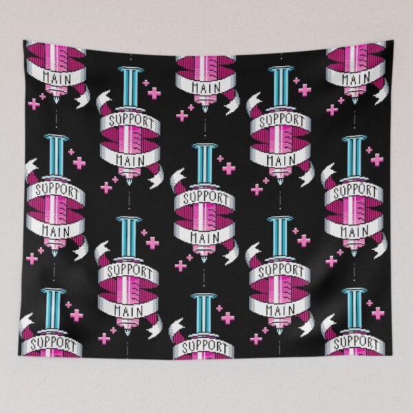 Item preview, Support Main Gamer Pink Syringe Pixel Art designed and sold by JessicaAmber.
