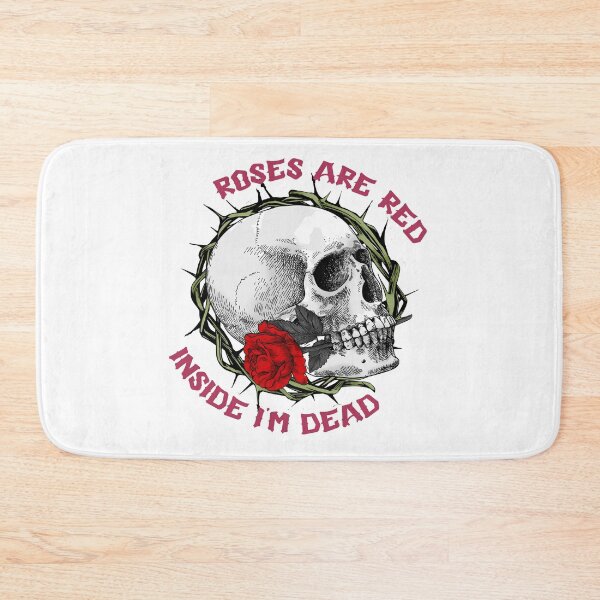 Item preview, Roses Are Red Inside I'm Dead, Spooky Valentine, Goth Valentine designed and sold by desireedickens.