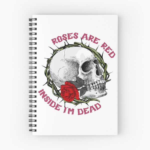 Item preview, Roses Are Red Inside I'm Dead, Spooky Valentine, Goth Valentine designed and sold by desireedickens.