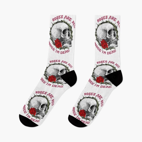 Item preview, Roses Are Red Inside I'm Dead, Spooky Valentine, Goth Valentine designed and sold by desireedickens.