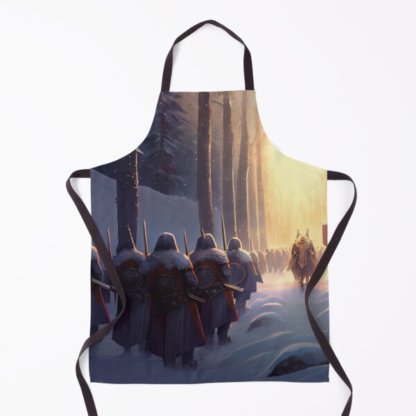 Item preview, Knights in procession in winter. designed and sold by Maniock.