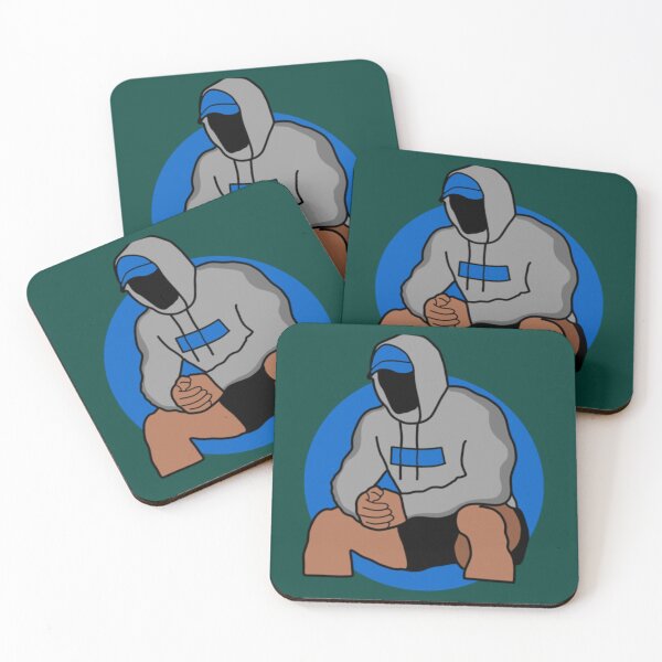 Aperçu de l'œuvre Cbum Sweat à Capuche Silhouette Bleu créée et vendue par mayavolokov.