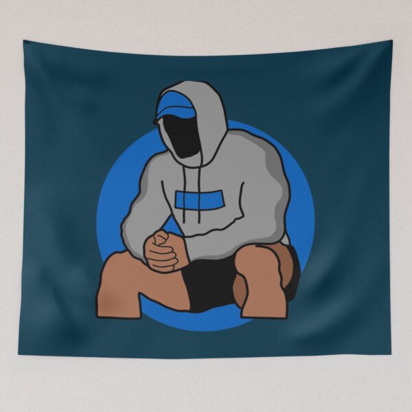 Item preview, Cbum Hoodie Silhouette Blue   designed and sold by mayavolokov.
