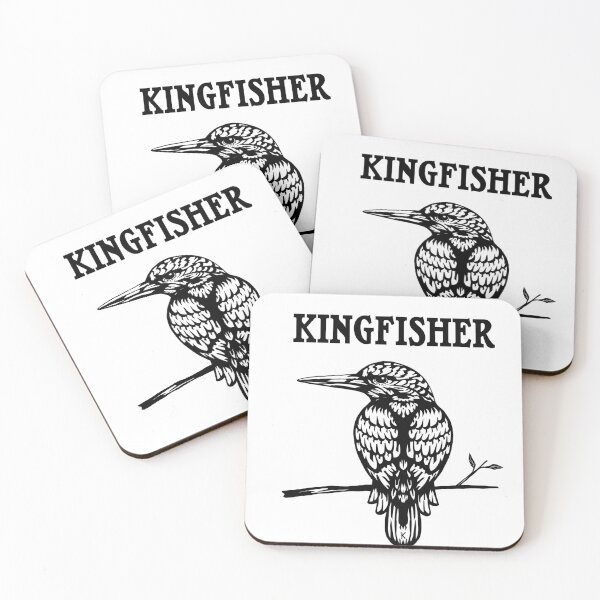 Item preview, The kingfisher black and white  designed and sold by Edchua16.