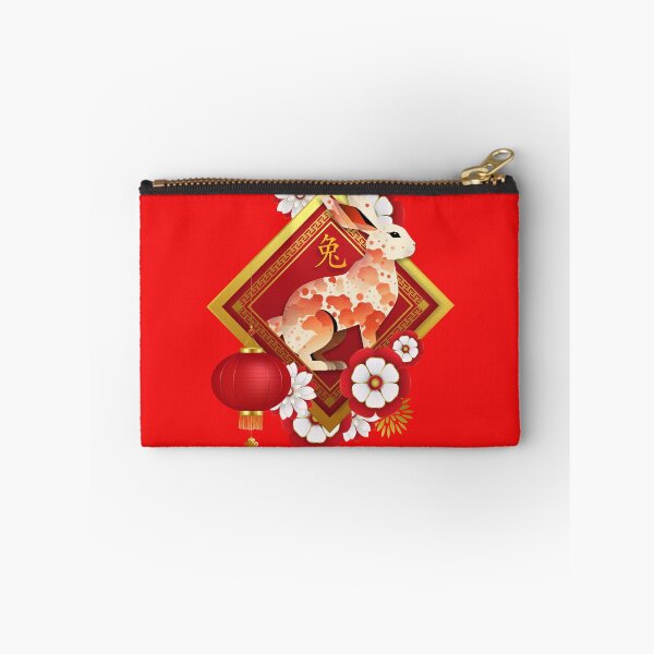 Item preview, Happy chinese new year 2023 year of the rabbit zodiac sign with flower designed and sold by taogiauco.