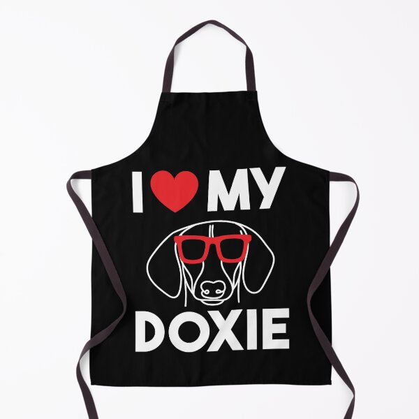 Item preview, Doxie Love Dachshund Black and White designed and sold by Hic21.