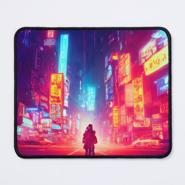 Item preview, Cyberpunk Neon Town designed and sold by ArtAT.