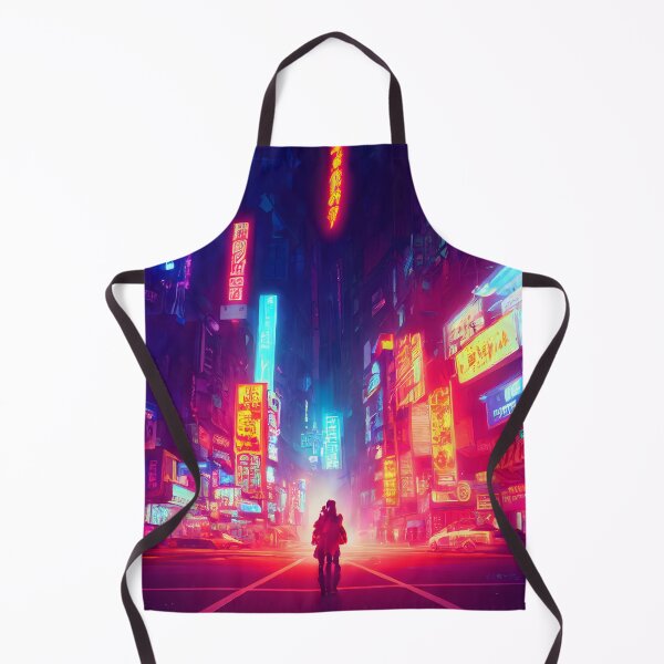 Item preview, Cyberpunk Neon Town designed and sold by ArtAT.
