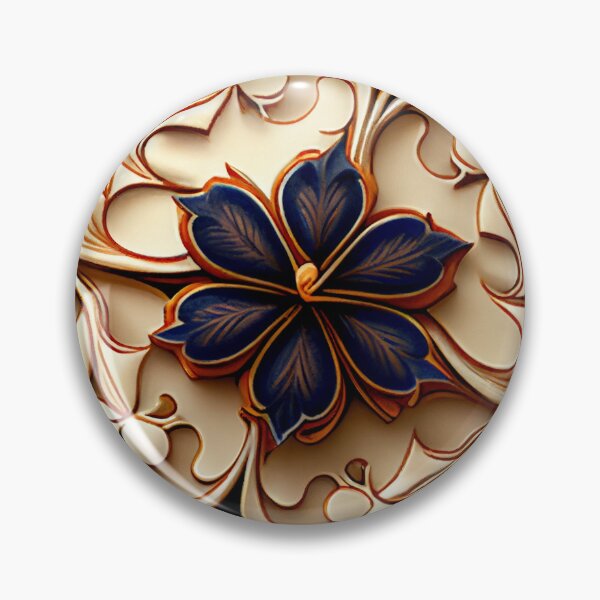 Artikelvorschau, Designer Ceramic Floral Pattern Digital Painting entworfen und verkauft von CodeAndColors.
