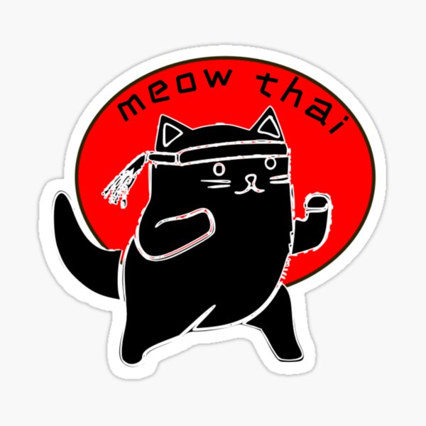 Item preview, Meow Thai designed and sold by Doodlehub.