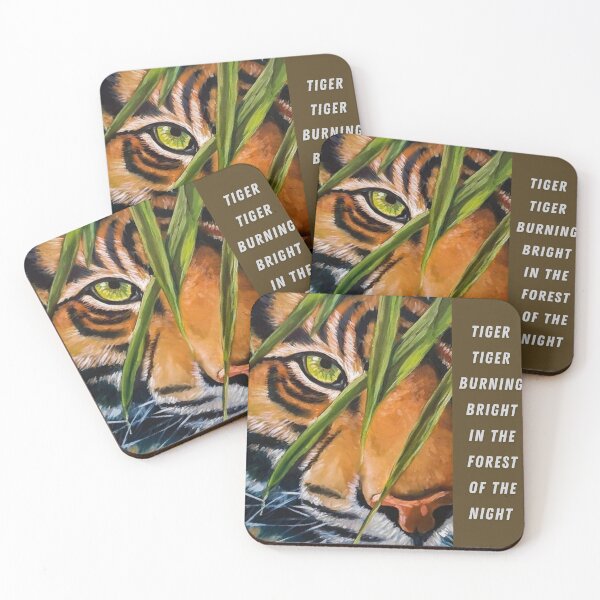 Item preview, Tiger tiger burning bright in the forest of the night  designed and sold by Arteartz.