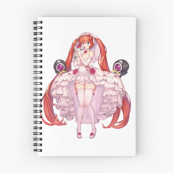 Item preview, Cute Pink Sexy Wedding Dress Anime Girl designed and sold by Ramnant.