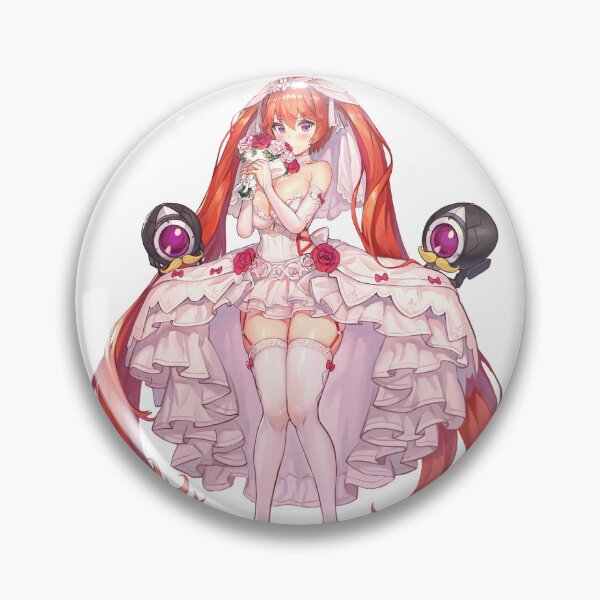 Item preview, Cute Pink Sexy Wedding Dress Anime Girl designed and sold by Ramnant.