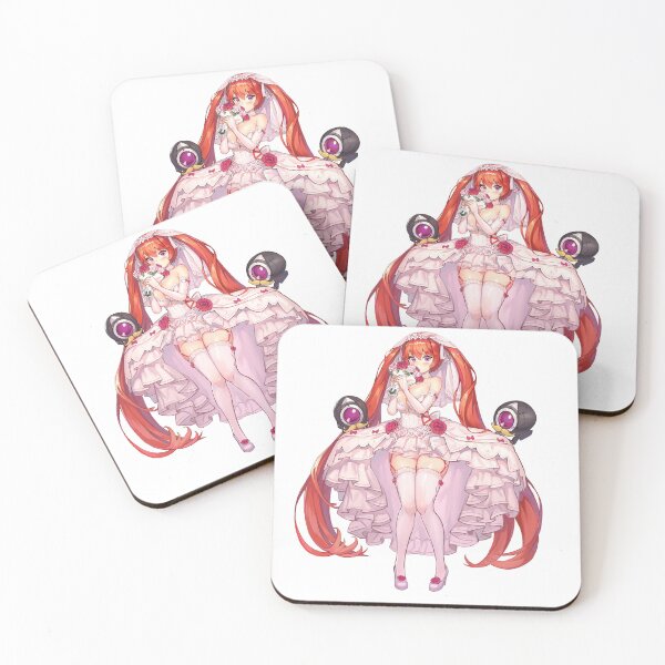 Item preview, Cute Pink Sexy Wedding Dress Anime Girl designed and sold by Ramnant.