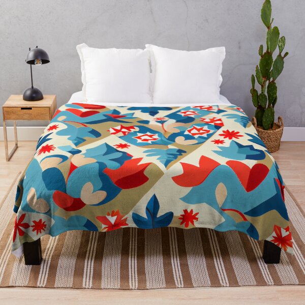 Item preview, Angular Designer Country Pattern Digital Painting designed and sold by CodeAndColors.