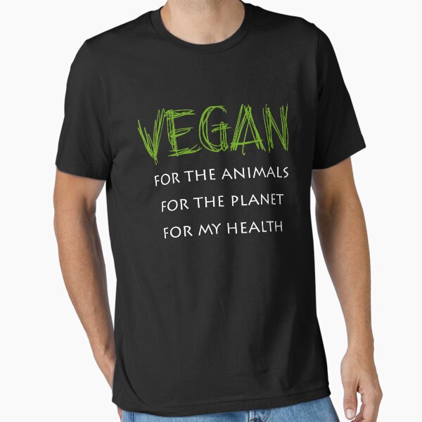Vista previa del artículo con la obra «Vegano para animales Planet Health Vegan novedad T-shirt», diseñado y vendido por The-Painter.