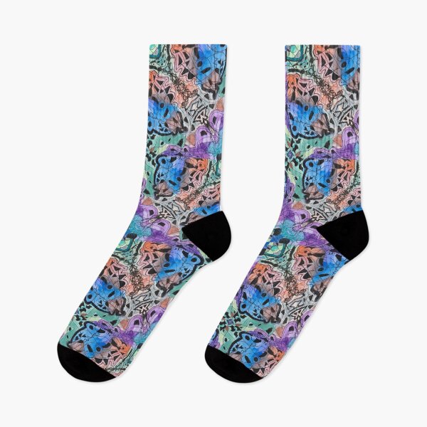 Item preview, Graffiti Scribbles Pattern Abstract designed and sold by JulieInspired.