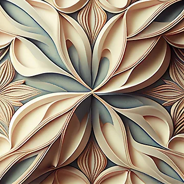 Imagen de la obra Pale Thick Pattern Digital Painting de CodeAndColors