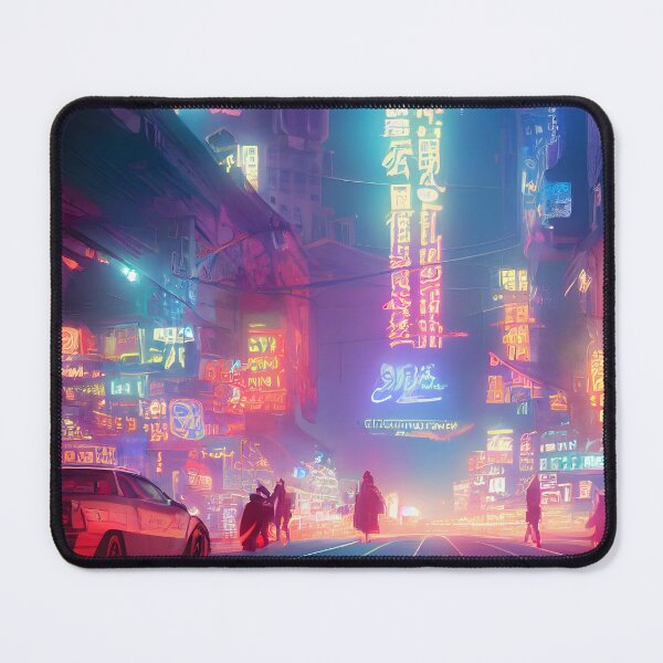 Item preview, Cyberpunk Neon Town designed and sold by ArtAT.