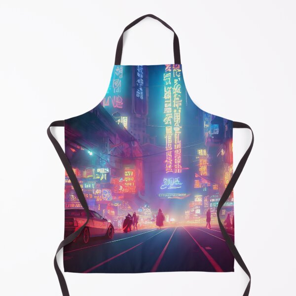 Item preview, Cyberpunk Neon Town designed and sold by ArtAT.
