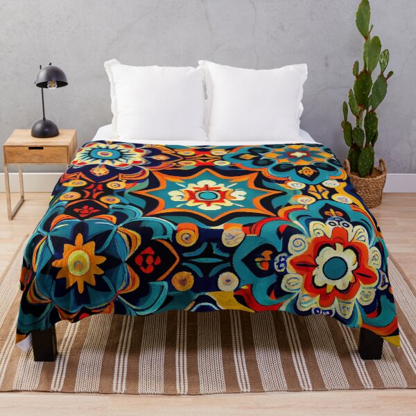 Item preview, Dynamic Colorful New Mediterranean Pattern Digital Painting designed and sold by CodeAndColors.